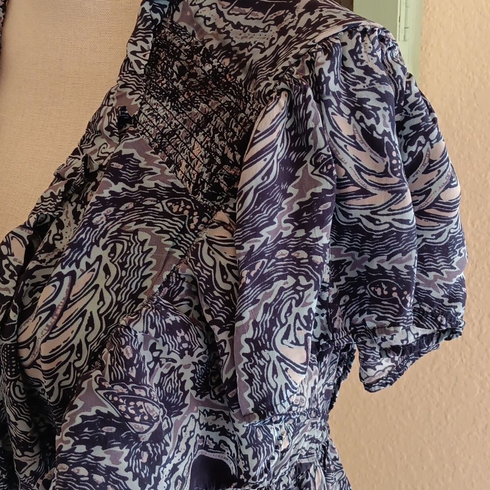 Sundance Skye Dress With Flutter Sleeves. Cottagecore. Beachy. Coastal Cowgirl - Picture 7 of 14